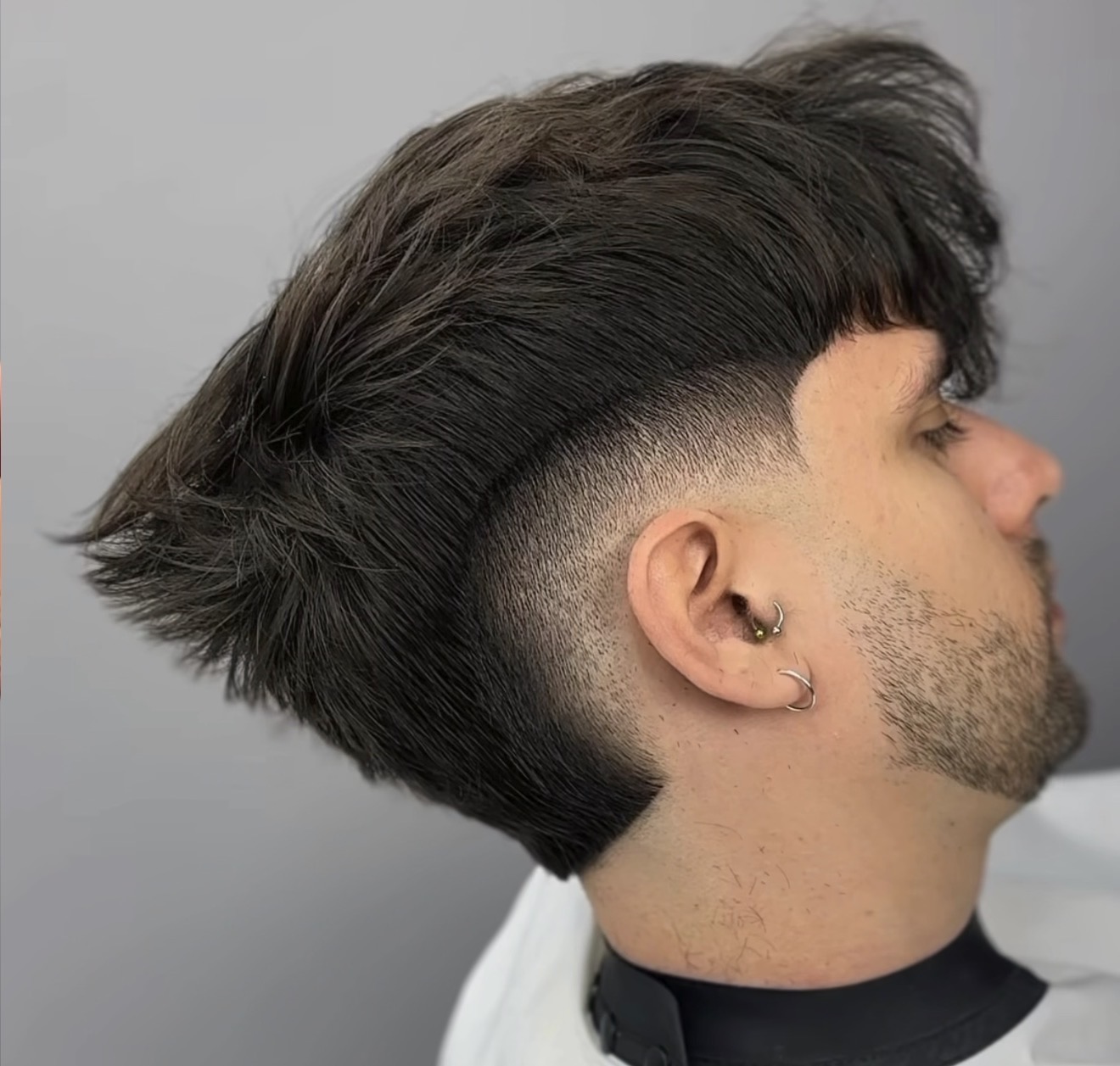Corte estilo mullet con degradado realizado en Ruggiero Hair